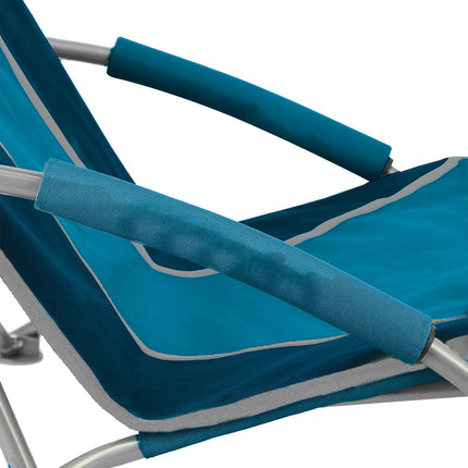Beach Chair, Blue-Gray, Foldable, Lightweight