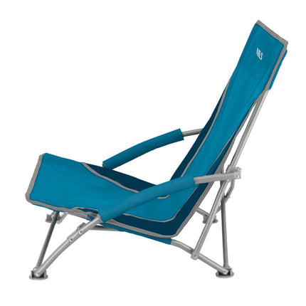 Beach Chair, Blue-Gray, Foldable, Lightweight