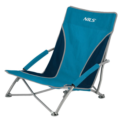 Beach Chair, Blue-Gray, Foldable, Lightweight