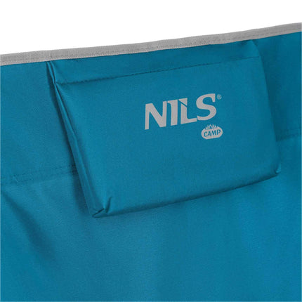 Beach Chair, Foldable, Blue/Grey, Portable