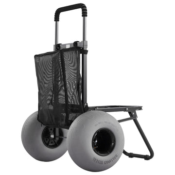 Beach Dolly Cart, 320 mm Balloon Wheels, 75 kg Load
