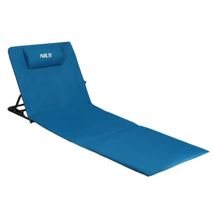 Beach Mat with Adjustable Backrest, Foldable Design