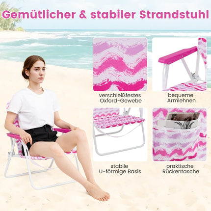 Beach Set with Umbrella, 2 Chairs, and Blanket