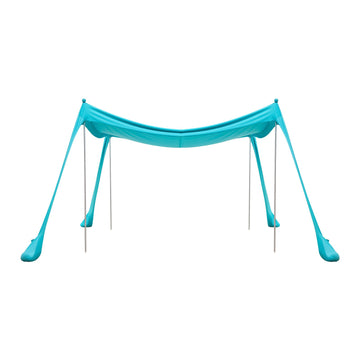 Beach Sun Shelter Canopy 3 x 3 m, UPF 50+, Sandbags