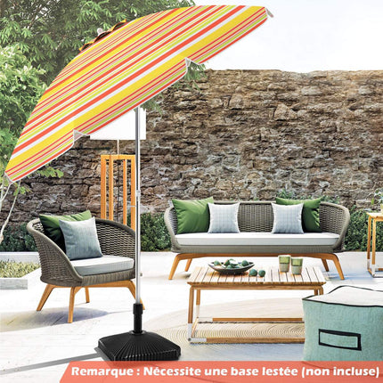 Beach Umbrella 198cm, Tilt, Sand Anchor, Carry Bag