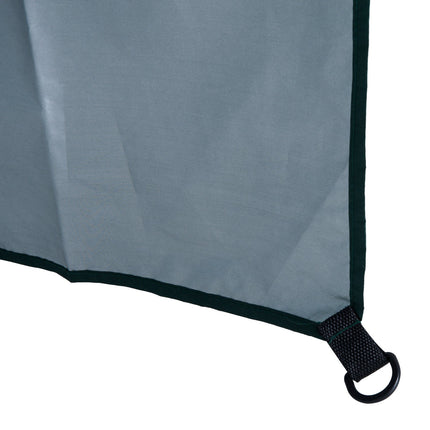 Beach umbrella side wall, dark green polyester, 2.2m