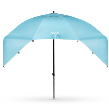 Beach Umbrella Windscreen 2-in-1 XXL 240cm Blue