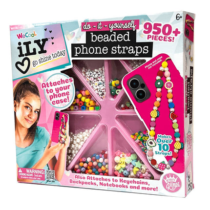 Beaded Phone Strap DIY Set for Customizable Accessories