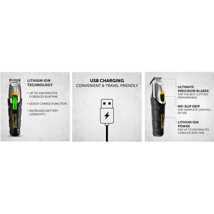 Beard Trimmer Extreme Grip - NO-Slip