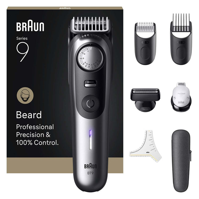 Beard Trimmer, Satin Chrome Finish