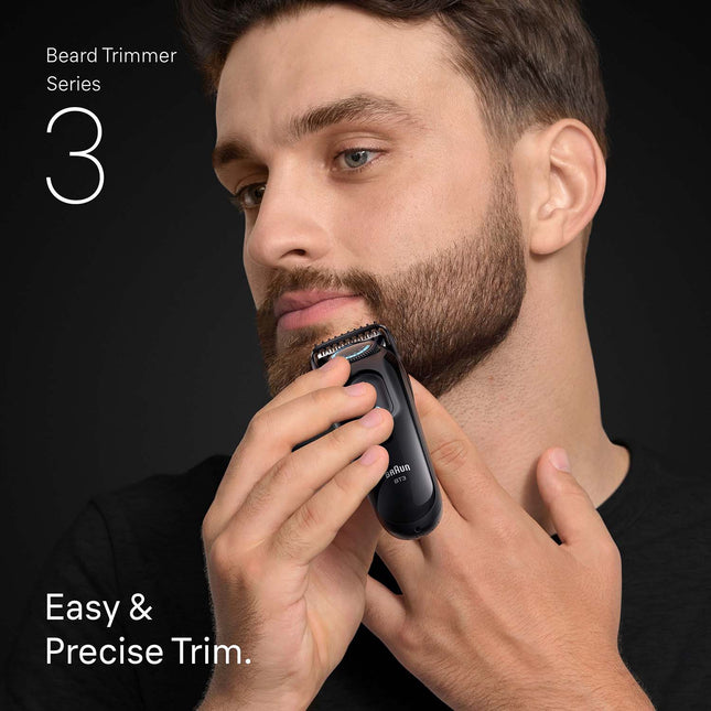 Beard Trimmer with 3 Attachments, 40 Length Settings