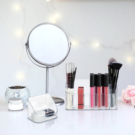 Beauty Organiser Set, 8-Compartment Makeup Storage