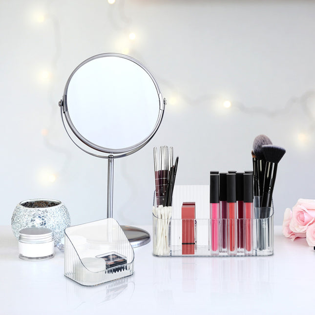 Beauty Organiser Set, 8-Compartment Makeup Storage