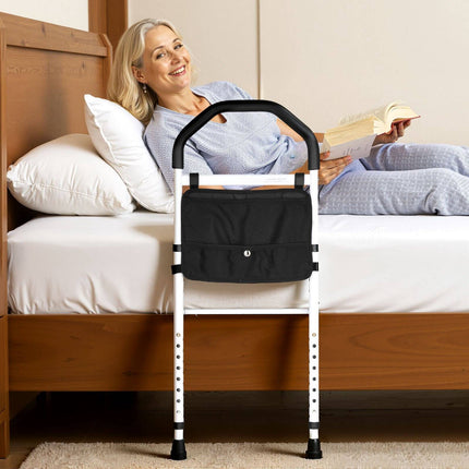 Bed Assist Rail, Adjustable Height, 300 lb, Fits All Beds