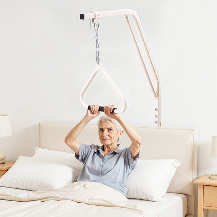 Bed Trapeze Bar With Clamps And Chain, 250 lb Capacity