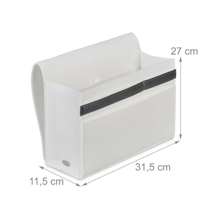 Bed bag with velcro closure