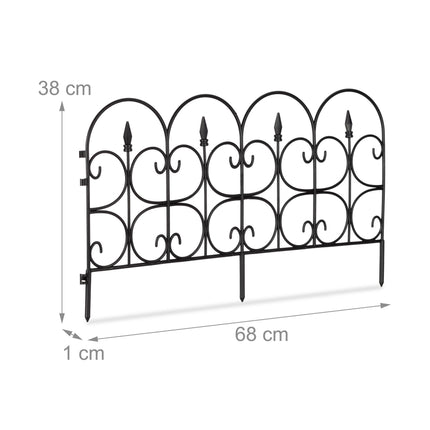 Bed edge plastic set of 8