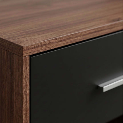 Bedside Table with Drawer, MDF, 41x39x28 cm