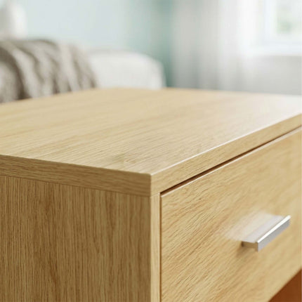 Bedside Table with Drawer, MDF, 41x39x28 cm