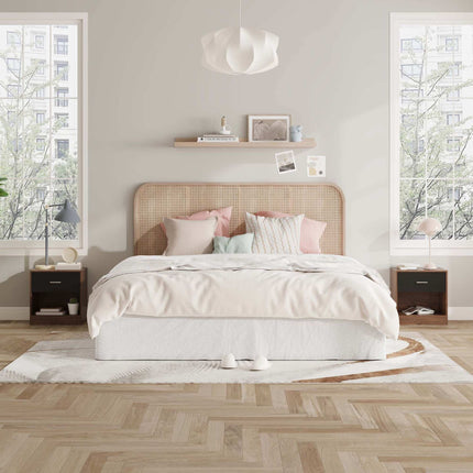 Bedside Table with Drawer, MDF, 41x39x28 cm
