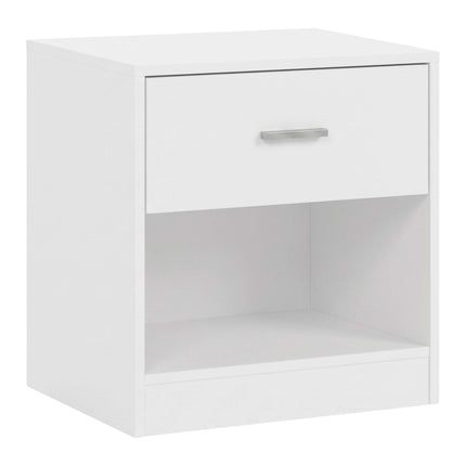 Bedside Table with Drawer, MDF, 41x39x28 cm