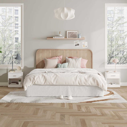 Bedside Table with Drawer, MDF, 41x39x28 cm