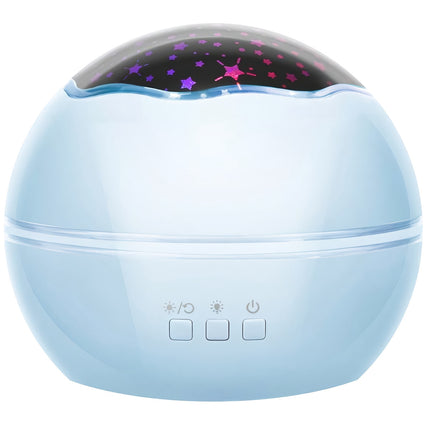 Bedside lamp with a projector - blue LP16858