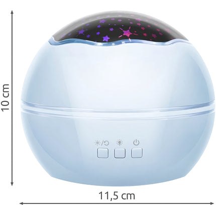 Bedside lamp with a projector - blue LP16858