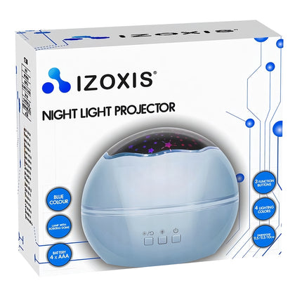 Bedside lamp with a projector - blue LP16858