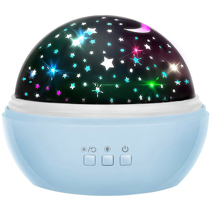 Bedside lamp with a projector - blue LP16858