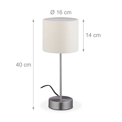 Bedside lamp with touch function
