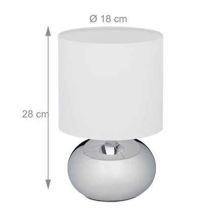 Bedside lamp with touch function
