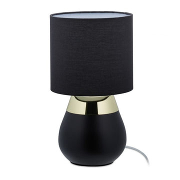Bedside lamp with touch function black