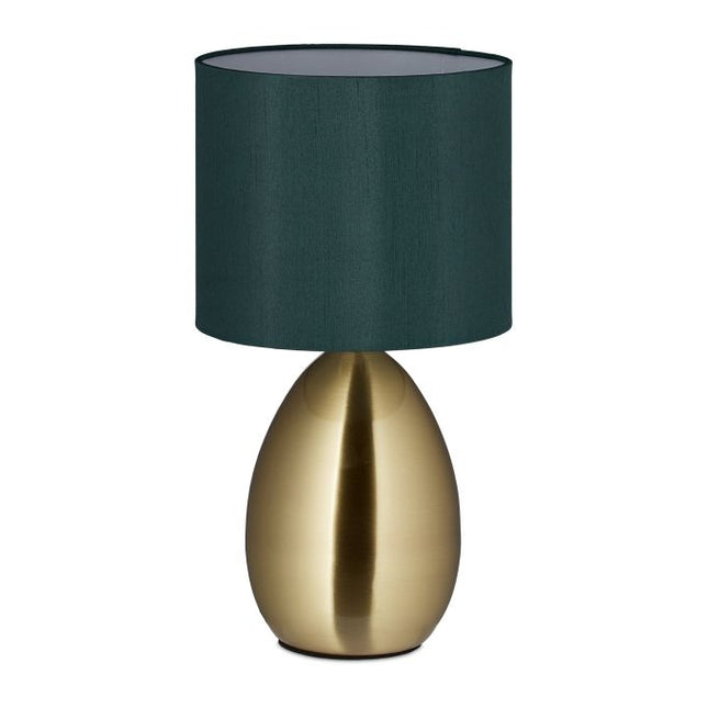 Bedside lamp with touch function, gold