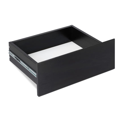 Bedside table black with drawer