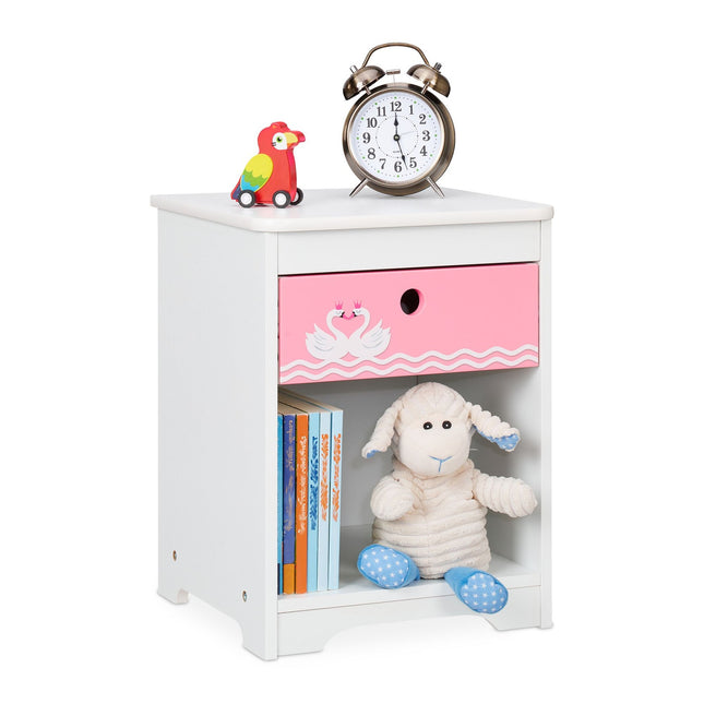 Bedside table for children Swan
