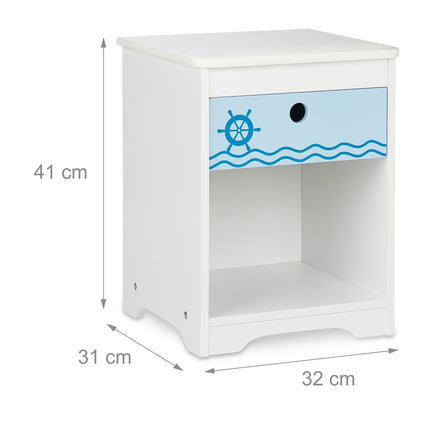 Bedside table for children with drawer