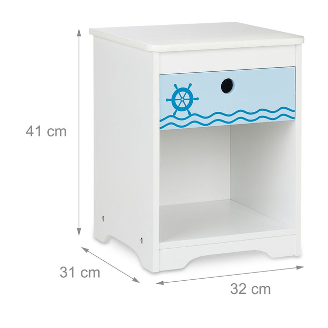 Bedside table for children with drawer