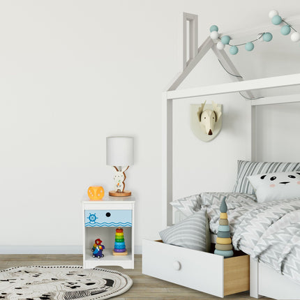 Bedside table for children with drawer