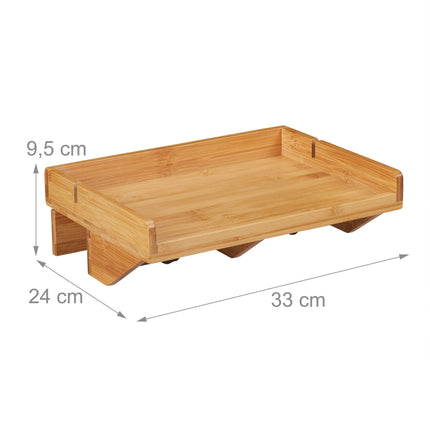 Bedside table in bamboo