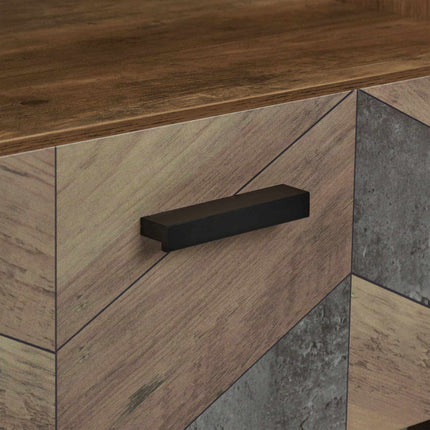 Bedside table in industrial style