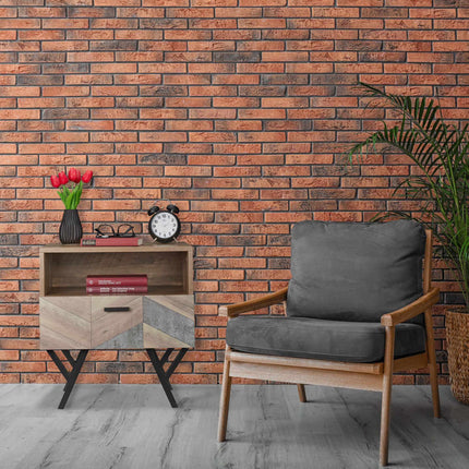 Bedside table in industrial style