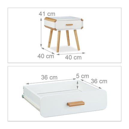 Bedside table with drawer
