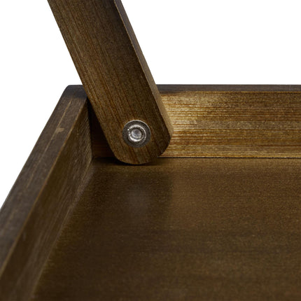 Bed tray bamboo dark brown