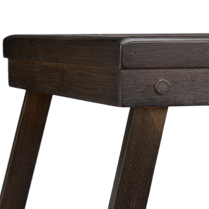 Bed tray bamboo dark brown