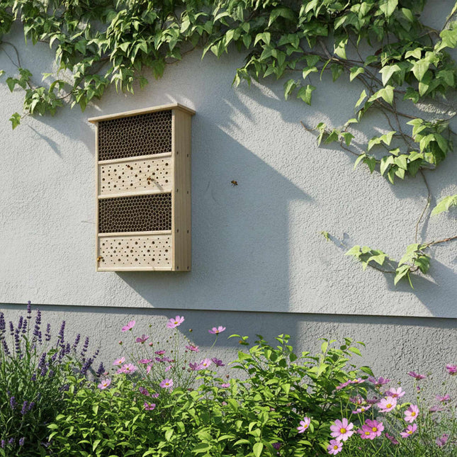Bee Hotel – Large Wooden Insect Habitat