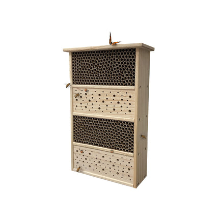 Bee Hotel for Wild Bees – Large Wooden Insect House