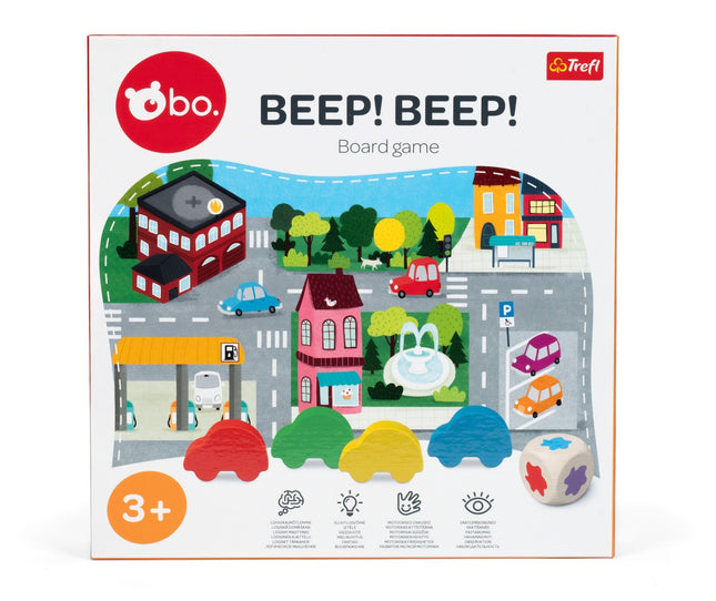 Beep! Beep! Board Game for Family Fun, 2-4 Players
