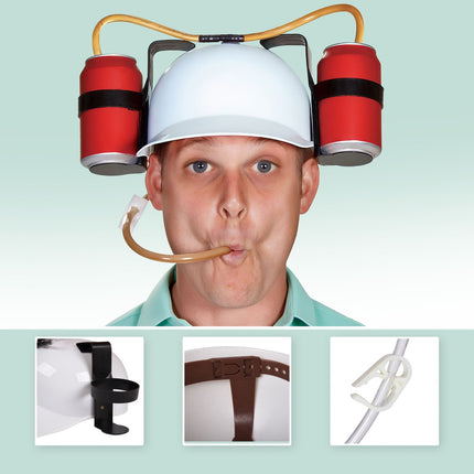 Beer Drinking Hat – Hands-Free Party Accessory