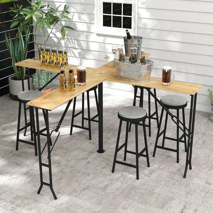 Folding beer tent table for 20 people, 105 cm, 120 kg Capacity